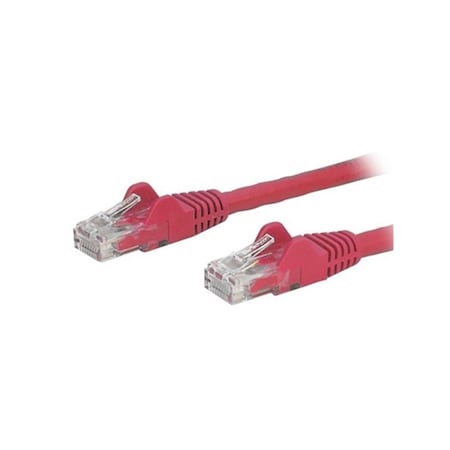 Ezgeneration 6 ft. Cat6 Ethernet Patch Cable with Snagless RJ45 - Red EZ185150